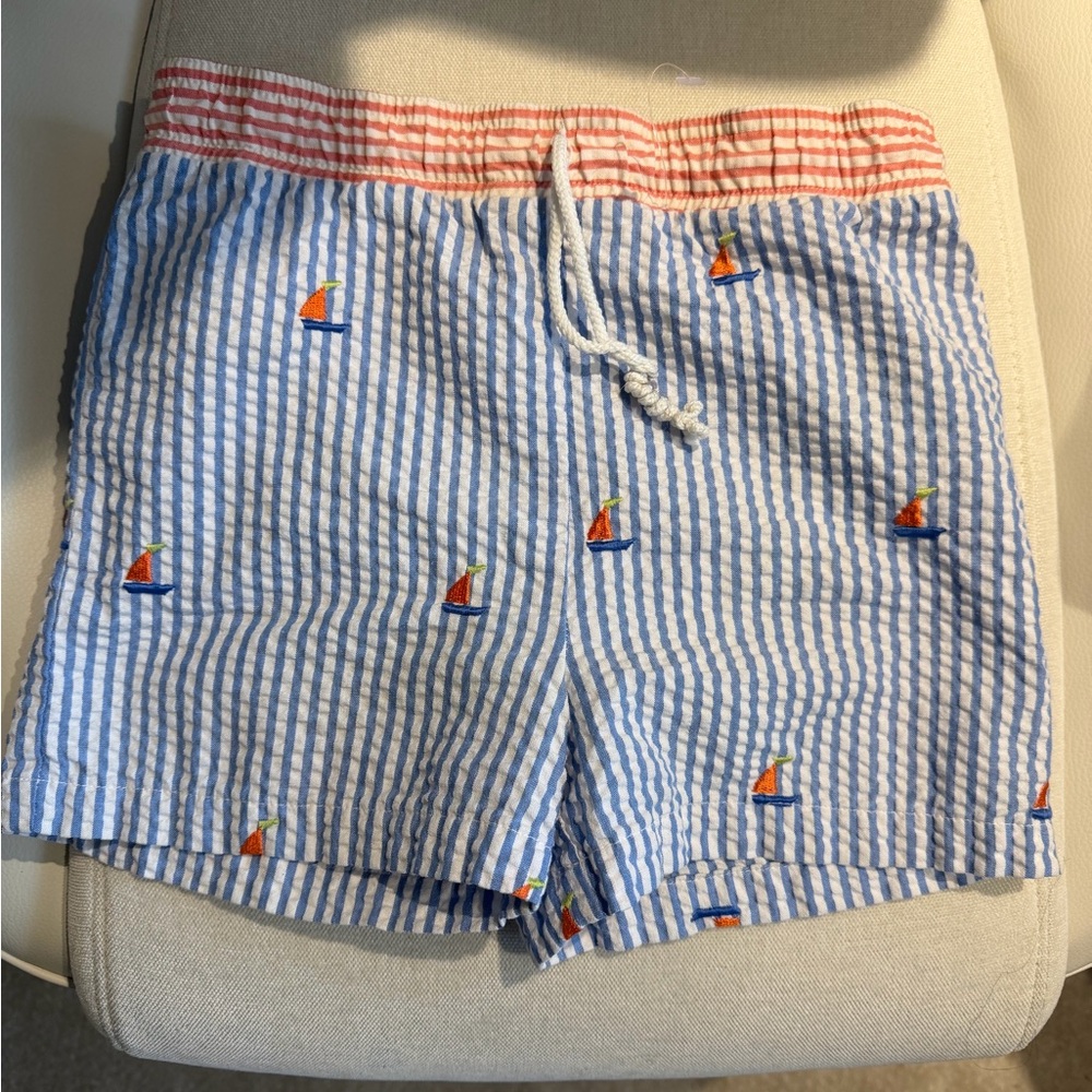Kelly's Kids Nautical Striped Shorts